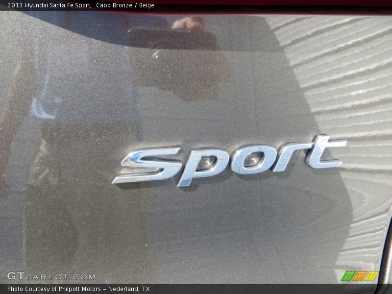 Cabo Bronze / Beige 2013 Hyundai Santa Fe Sport