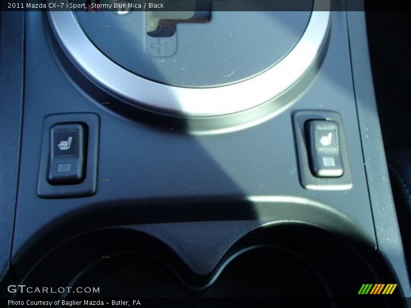 Stormy Blue Mica / Black 2011 Mazda CX-7 i Sport
