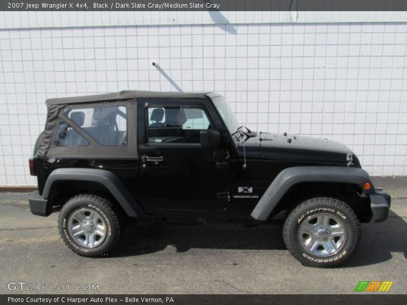 Black / Dark Slate Gray/Medium Slate Gray 2007 Jeep Wrangler X 4x4