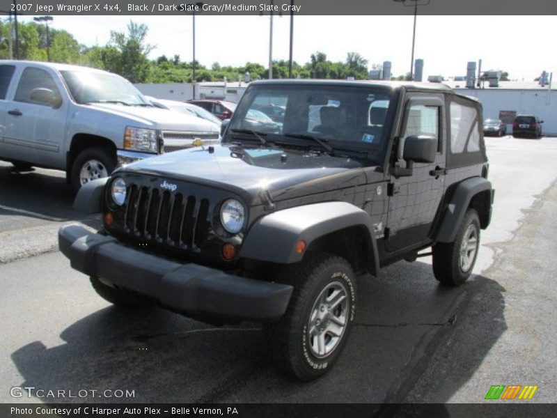 Black / Dark Slate Gray/Medium Slate Gray 2007 Jeep Wrangler X 4x4