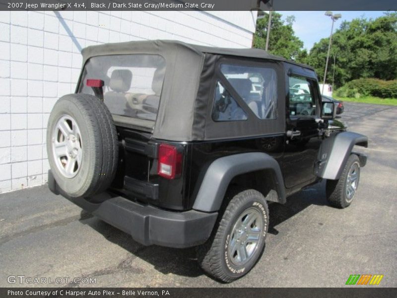 Black / Dark Slate Gray/Medium Slate Gray 2007 Jeep Wrangler X 4x4