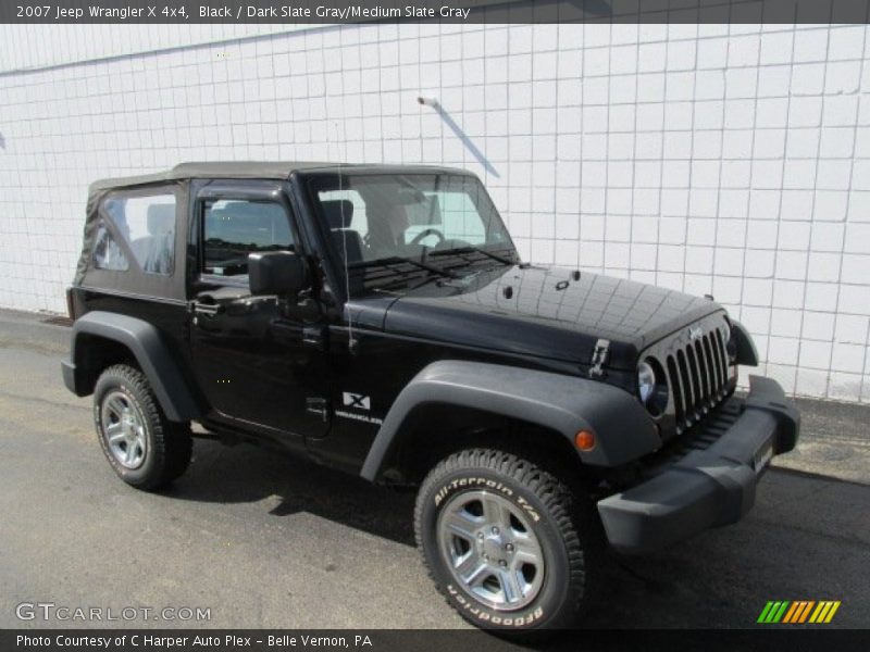 Black / Dark Slate Gray/Medium Slate Gray 2007 Jeep Wrangler X 4x4