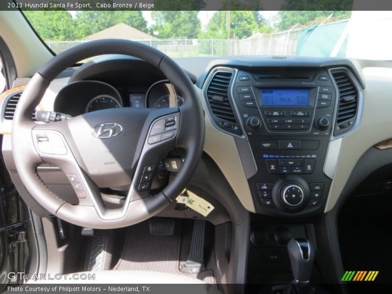 Cabo Bronze / Beige 2013 Hyundai Santa Fe Sport