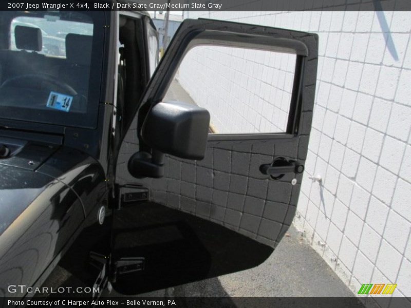 Black / Dark Slate Gray/Medium Slate Gray 2007 Jeep Wrangler X 4x4