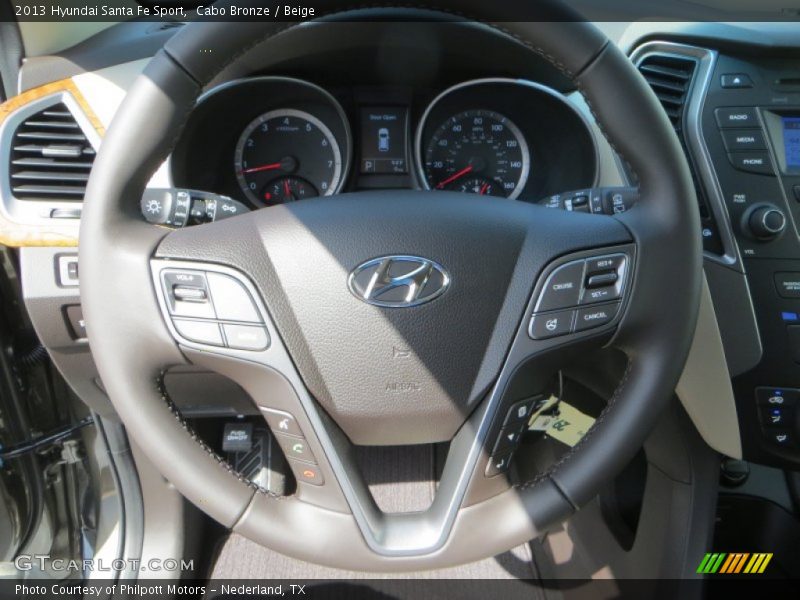 Cabo Bronze / Beige 2013 Hyundai Santa Fe Sport