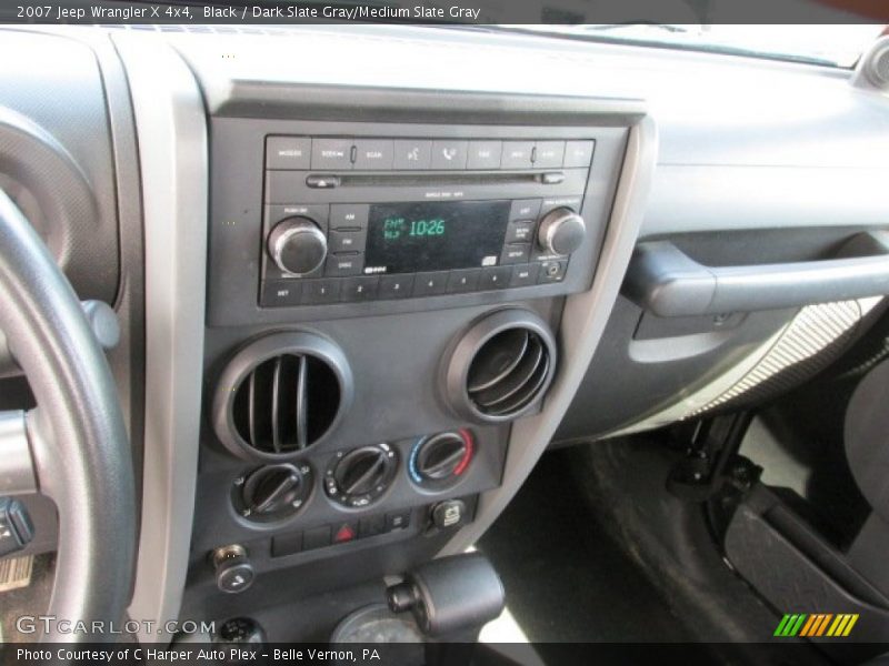 Black / Dark Slate Gray/Medium Slate Gray 2007 Jeep Wrangler X 4x4