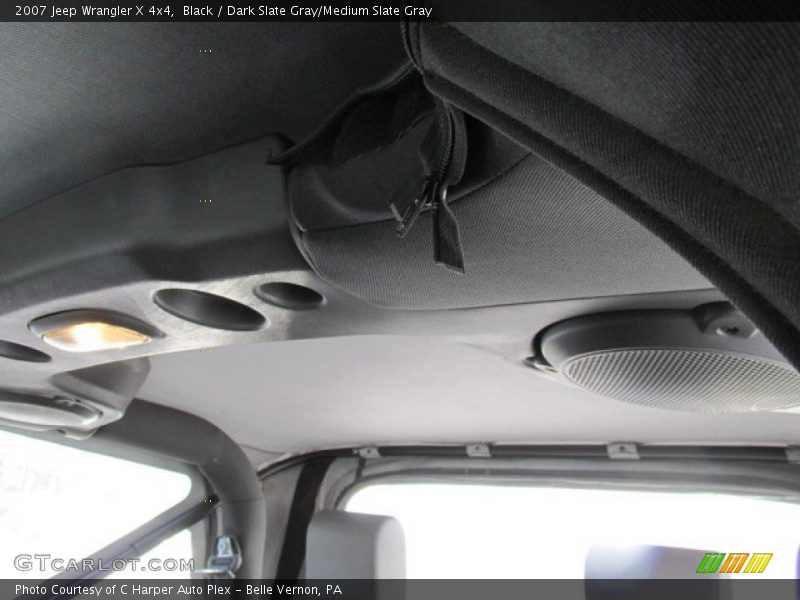 Black / Dark Slate Gray/Medium Slate Gray 2007 Jeep Wrangler X 4x4