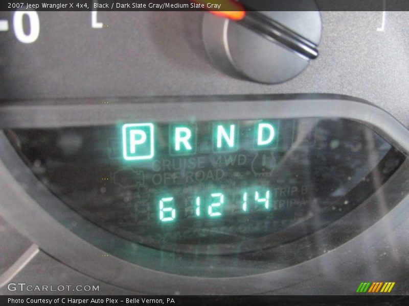 Black / Dark Slate Gray/Medium Slate Gray 2007 Jeep Wrangler X 4x4