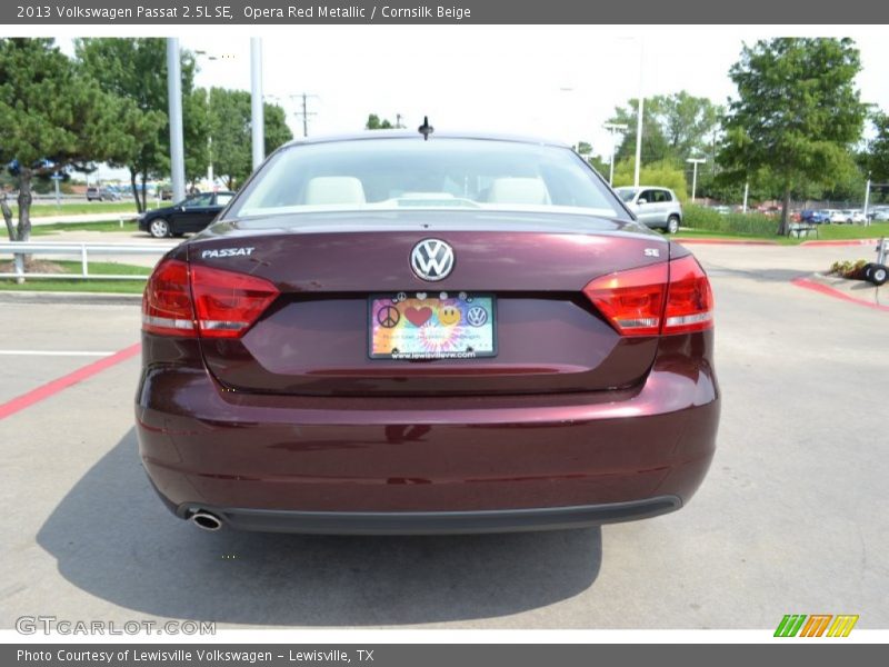 Opera Red Metallic / Cornsilk Beige 2013 Volkswagen Passat 2.5L SE