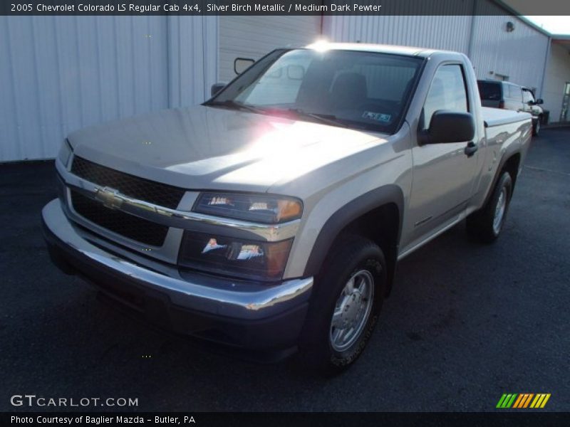 Silver Birch Metallic / Medium Dark Pewter 2005 Chevrolet Colorado LS Regular Cab 4x4