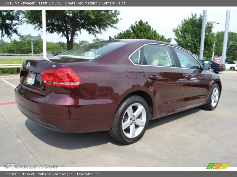 Opera Red Metallic / Cornsilk Beige 2013 Volkswagen Passat 2.5L SE