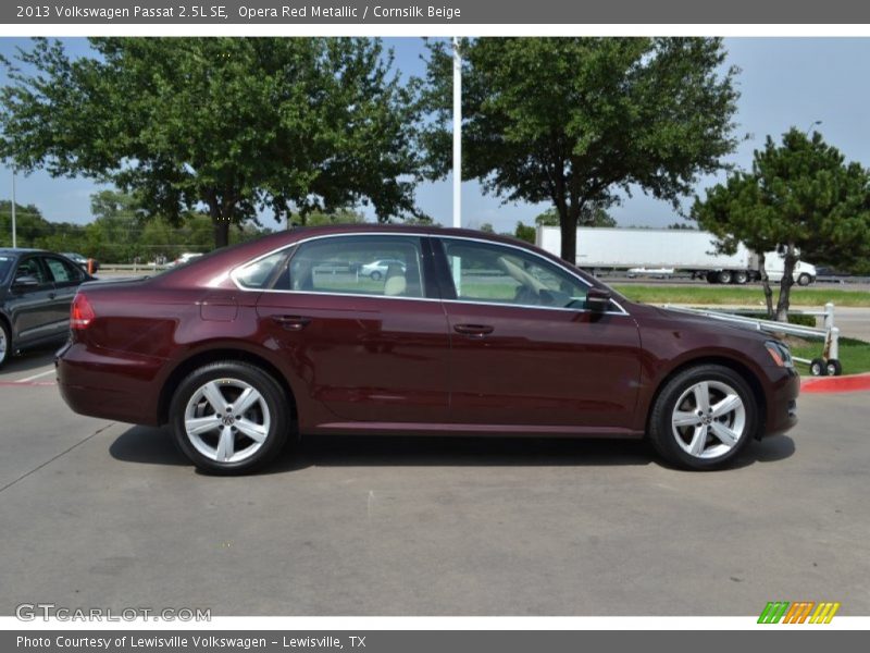 Opera Red Metallic / Cornsilk Beige 2013 Volkswagen Passat 2.5L SE