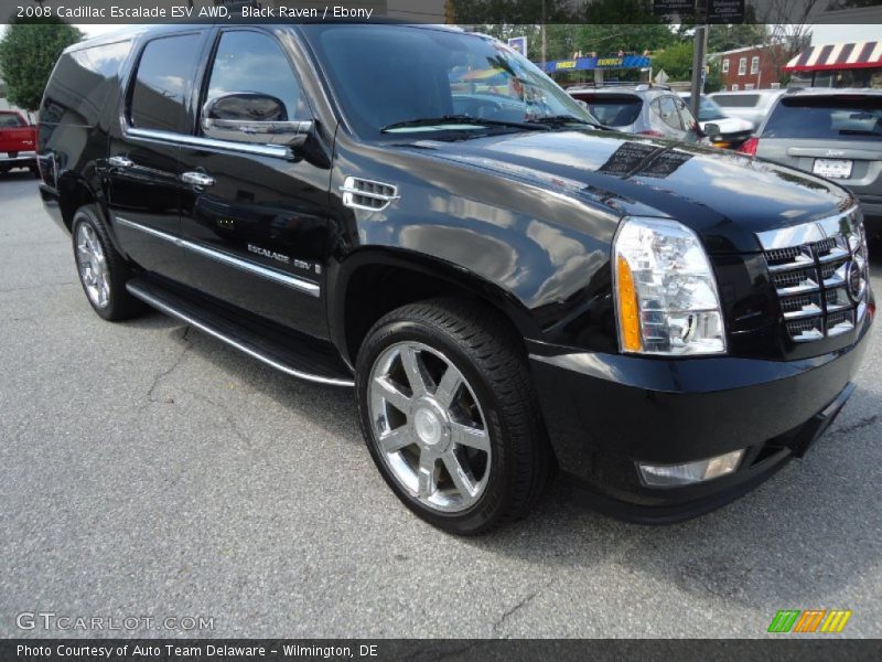 Black Raven / Ebony 2008 Cadillac Escalade ESV AWD