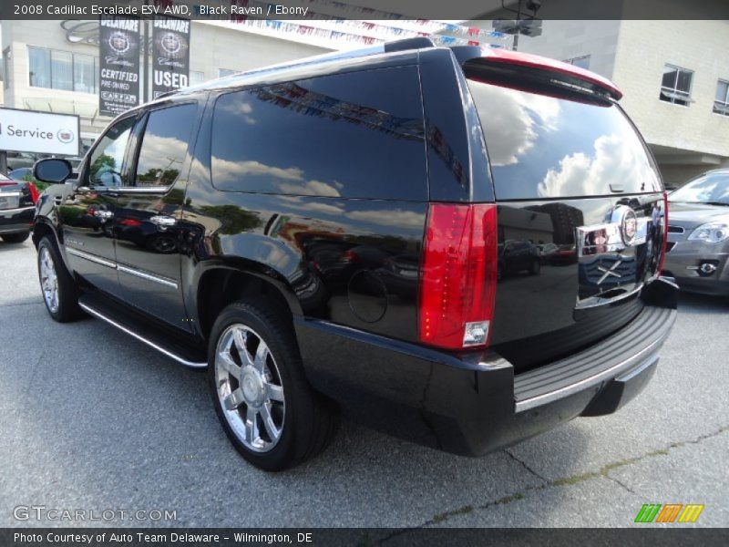 Black Raven / Ebony 2008 Cadillac Escalade ESV AWD