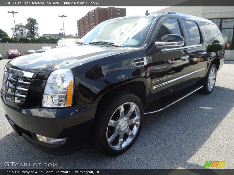 Black Raven / Ebony 2008 Cadillac Escalade ESV AWD