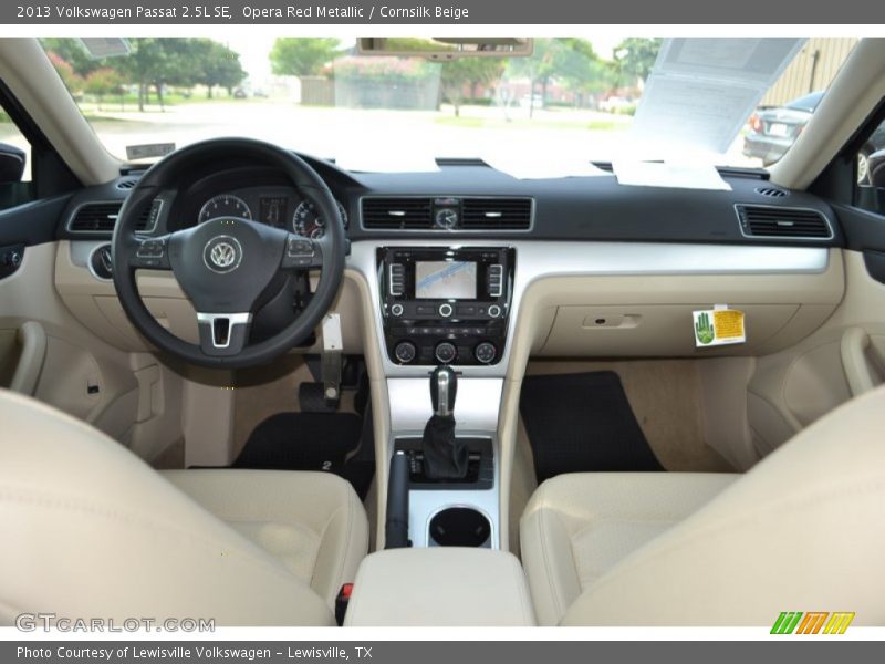Opera Red Metallic / Cornsilk Beige 2013 Volkswagen Passat 2.5L SE