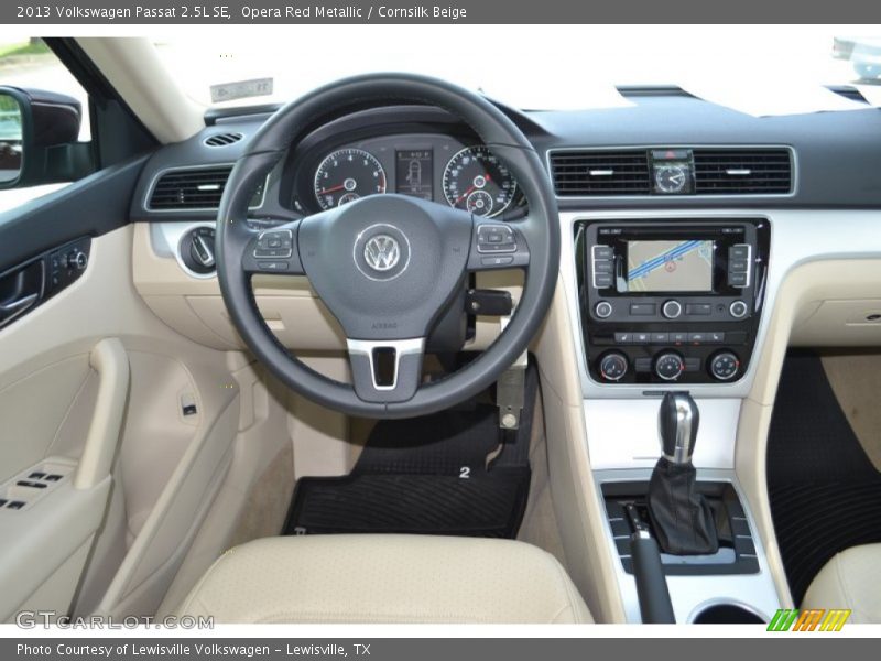 Opera Red Metallic / Cornsilk Beige 2013 Volkswagen Passat 2.5L SE