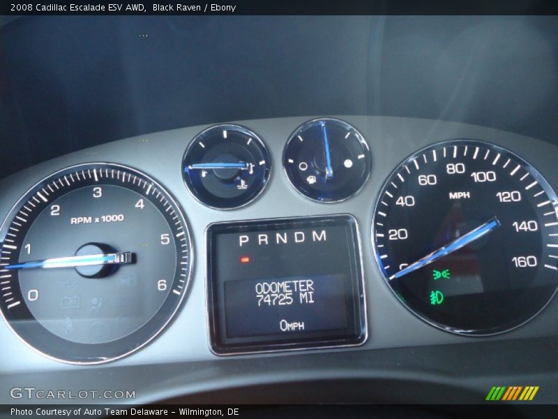 Black Raven / Ebony 2008 Cadillac Escalade ESV AWD