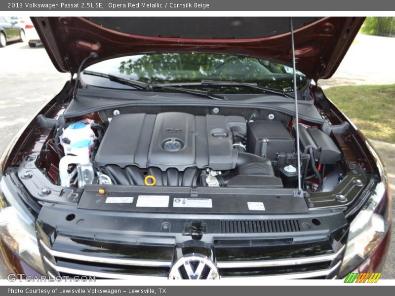 Opera Red Metallic / Cornsilk Beige 2013 Volkswagen Passat 2.5L SE