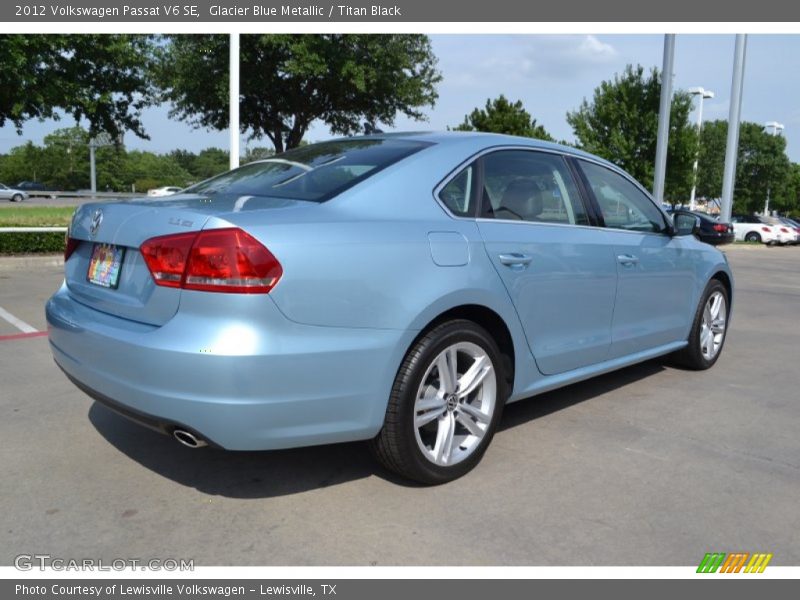 Glacier Blue Metallic / Titan Black 2012 Volkswagen Passat V6 SE