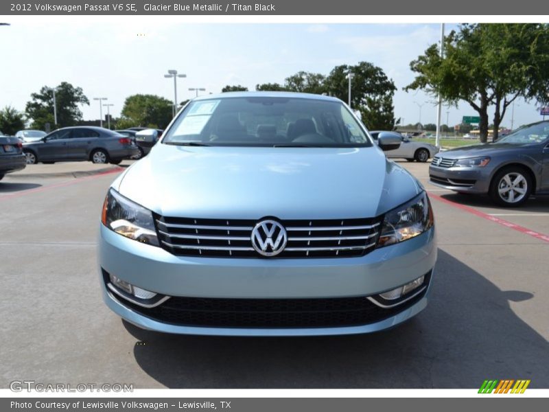Glacier Blue Metallic / Titan Black 2012 Volkswagen Passat V6 SE