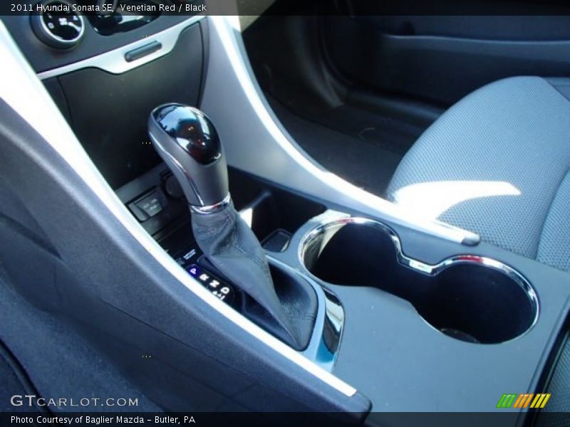 Venetian Red / Black 2011 Hyundai Sonata SE