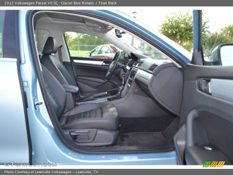 Glacier Blue Metallic / Titan Black 2012 Volkswagen Passat V6 SE