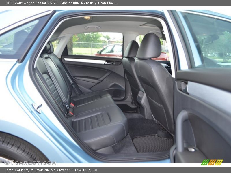 Glacier Blue Metallic / Titan Black 2012 Volkswagen Passat V6 SE