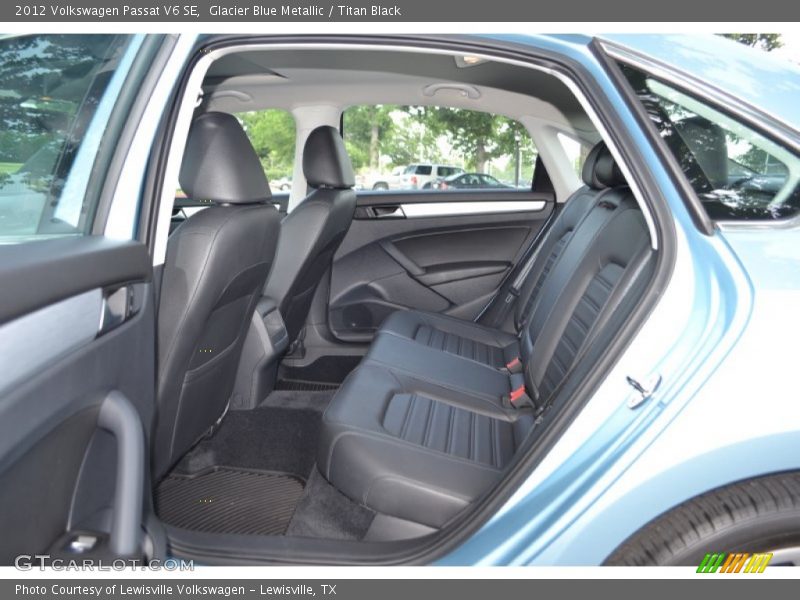 Glacier Blue Metallic / Titan Black 2012 Volkswagen Passat V6 SE