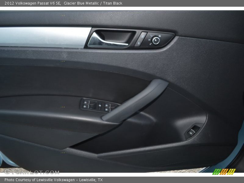 Glacier Blue Metallic / Titan Black 2012 Volkswagen Passat V6 SE