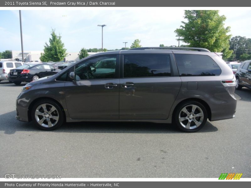 Predawn Gray Mica / Dark Charcoal 2011 Toyota Sienna SE