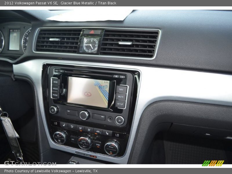 Glacier Blue Metallic / Titan Black 2012 Volkswagen Passat V6 SE