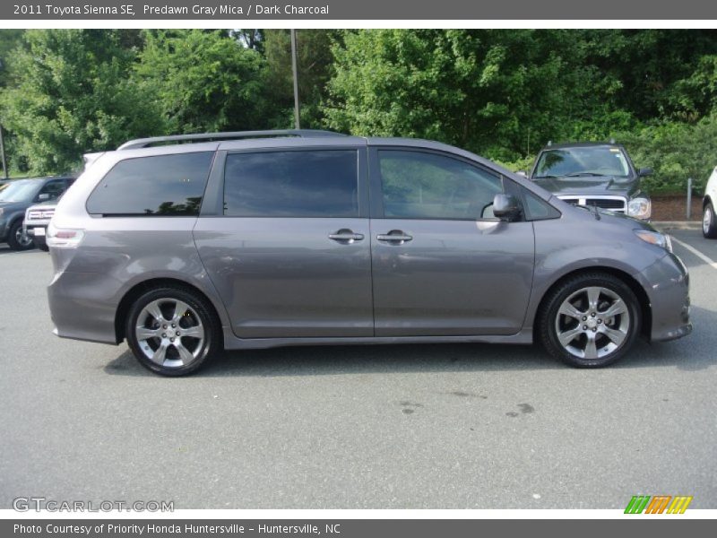 Predawn Gray Mica / Dark Charcoal 2011 Toyota Sienna SE