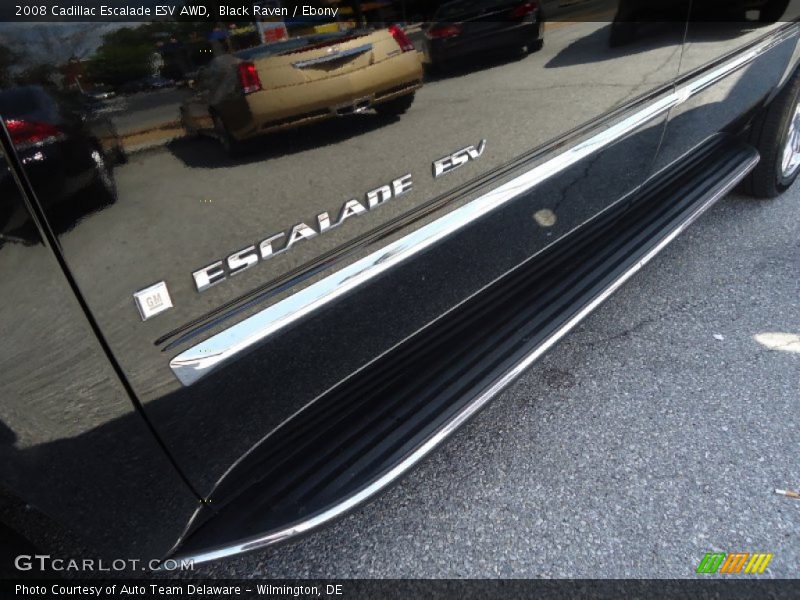 Black Raven / Ebony 2008 Cadillac Escalade ESV AWD