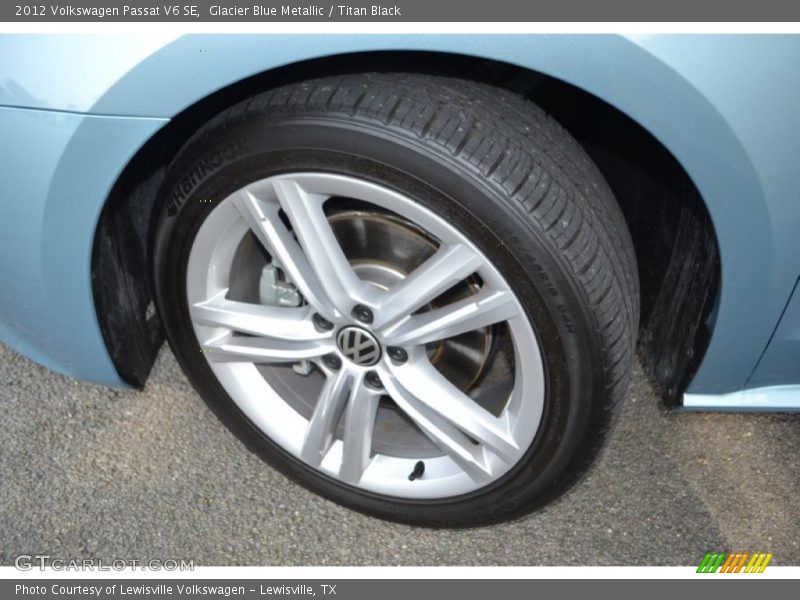 Glacier Blue Metallic / Titan Black 2012 Volkswagen Passat V6 SE