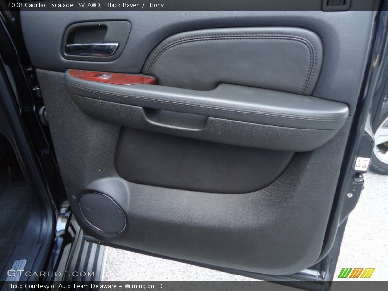 Black Raven / Ebony 2008 Cadillac Escalade ESV AWD