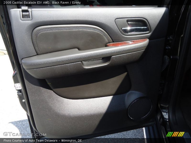 Black Raven / Ebony 2008 Cadillac Escalade ESV AWD