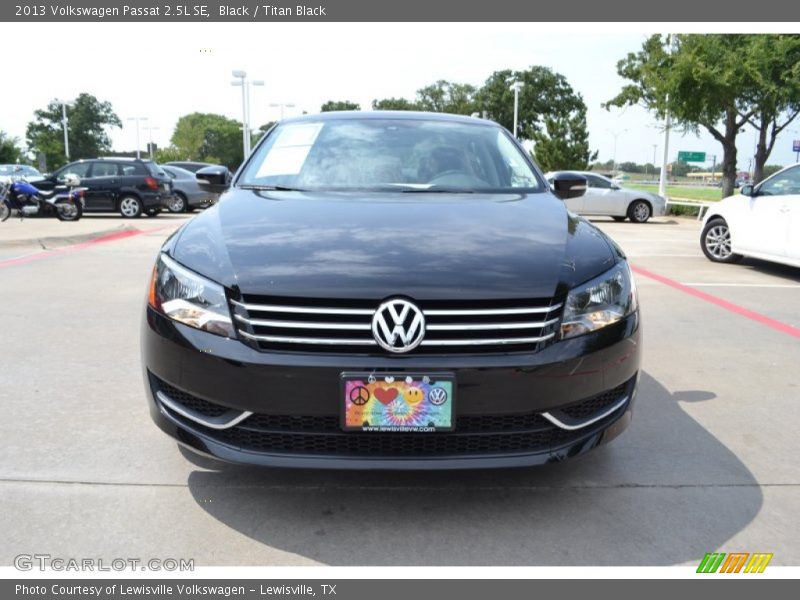 Black / Titan Black 2013 Volkswagen Passat 2.5L SE
