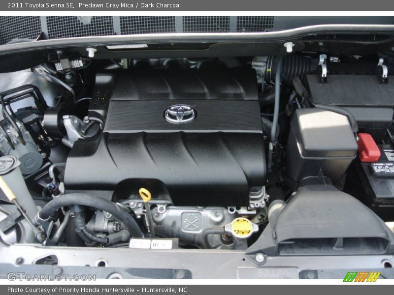 Predawn Gray Mica / Dark Charcoal 2011 Toyota Sienna SE