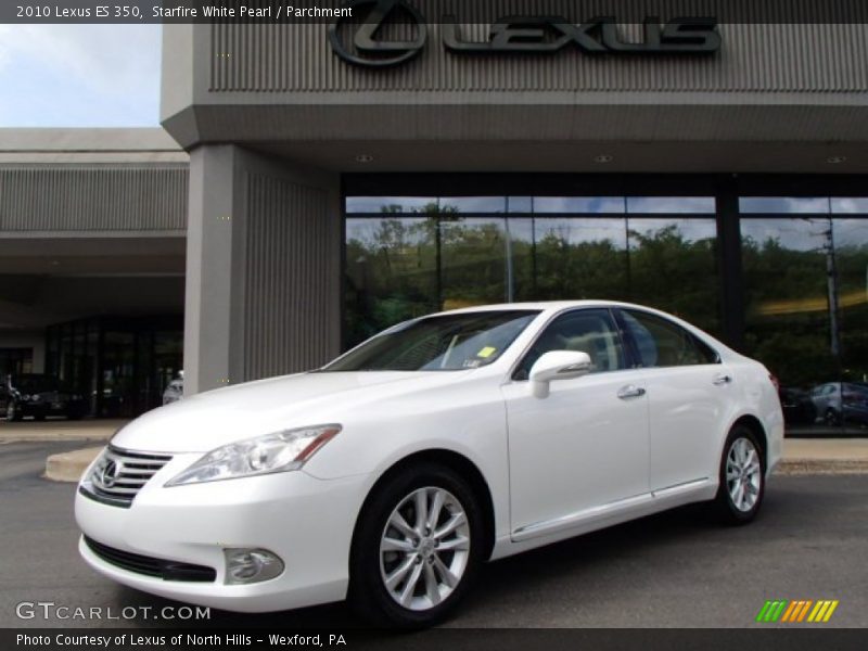 Starfire White Pearl / Parchment 2010 Lexus ES 350