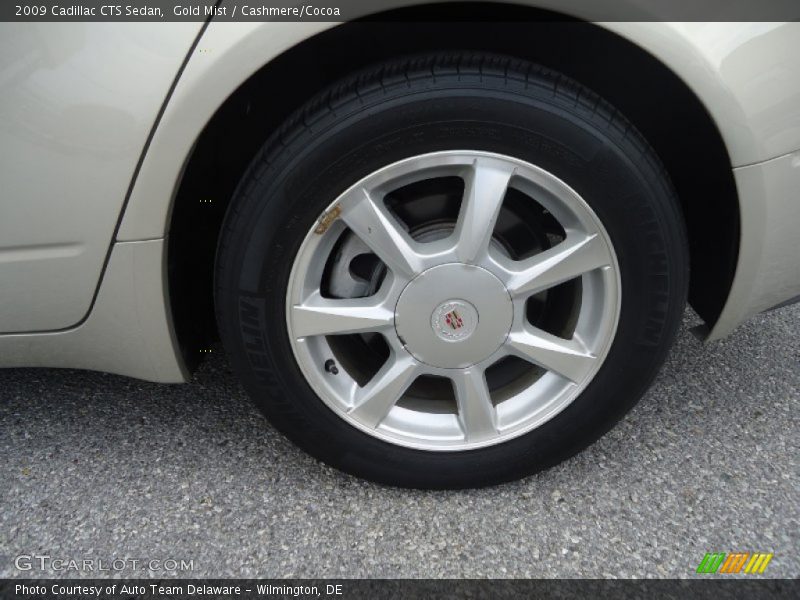 Gold Mist / Cashmere/Cocoa 2009 Cadillac CTS Sedan