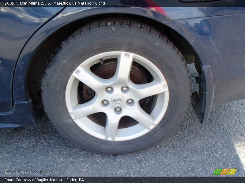 Majestic Blue Metallic / Blond 2005 Nissan Altima 2.5 S