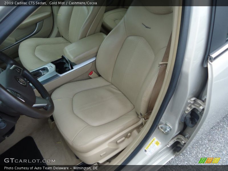 Gold Mist / Cashmere/Cocoa 2009 Cadillac CTS Sedan