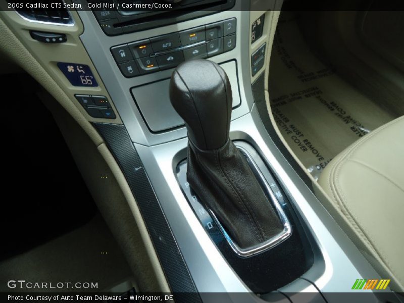 Gold Mist / Cashmere/Cocoa 2009 Cadillac CTS Sedan