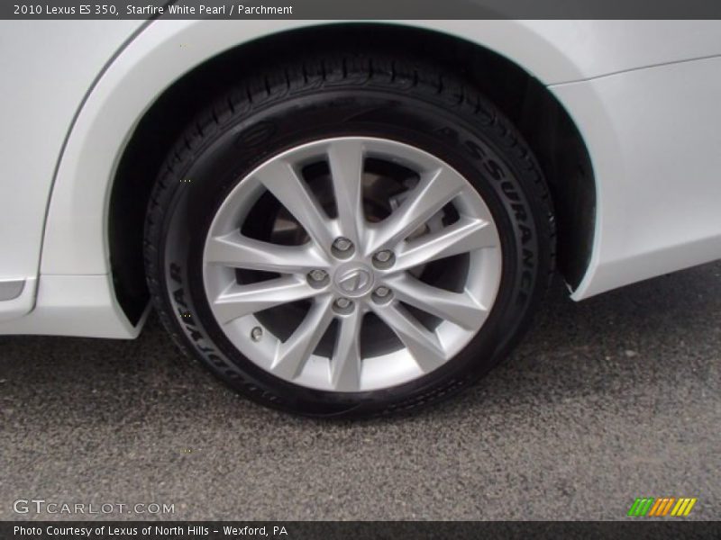 Starfire White Pearl / Parchment 2010 Lexus ES 350