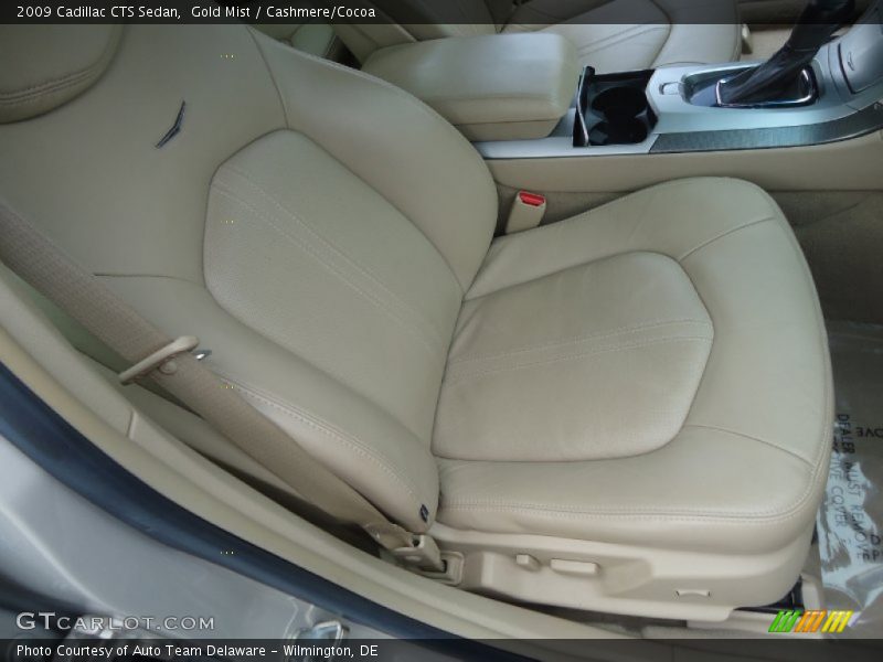Gold Mist / Cashmere/Cocoa 2009 Cadillac CTS Sedan