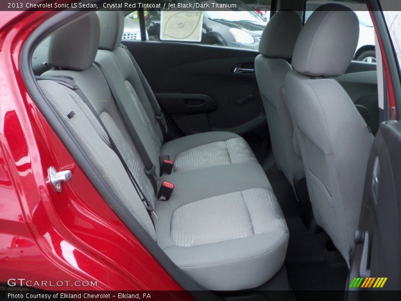 Crystal Red Tintcoat / Jet Black/Dark Titanium 2013 Chevrolet Sonic LS Sedan