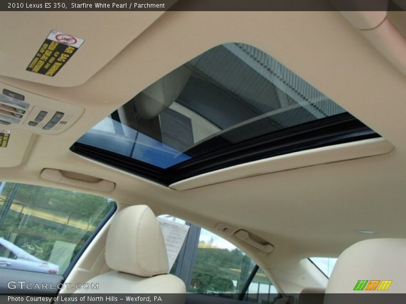 Starfire White Pearl / Parchment 2010 Lexus ES 350