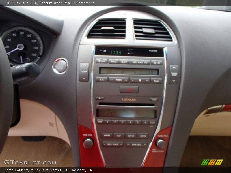 Starfire White Pearl / Parchment 2010 Lexus ES 350
