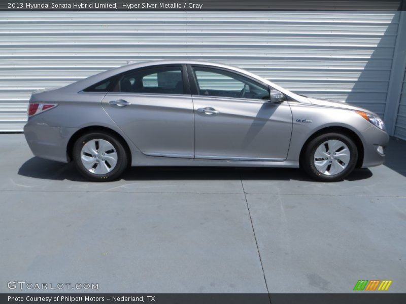 Hyper Silver Metallic / Gray 2013 Hyundai Sonata Hybrid Limited